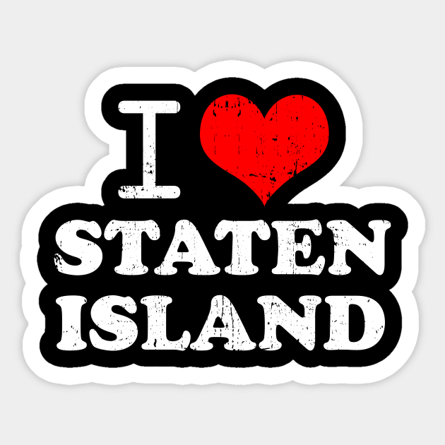 I Love Staten Island Sticker by DUC3a7